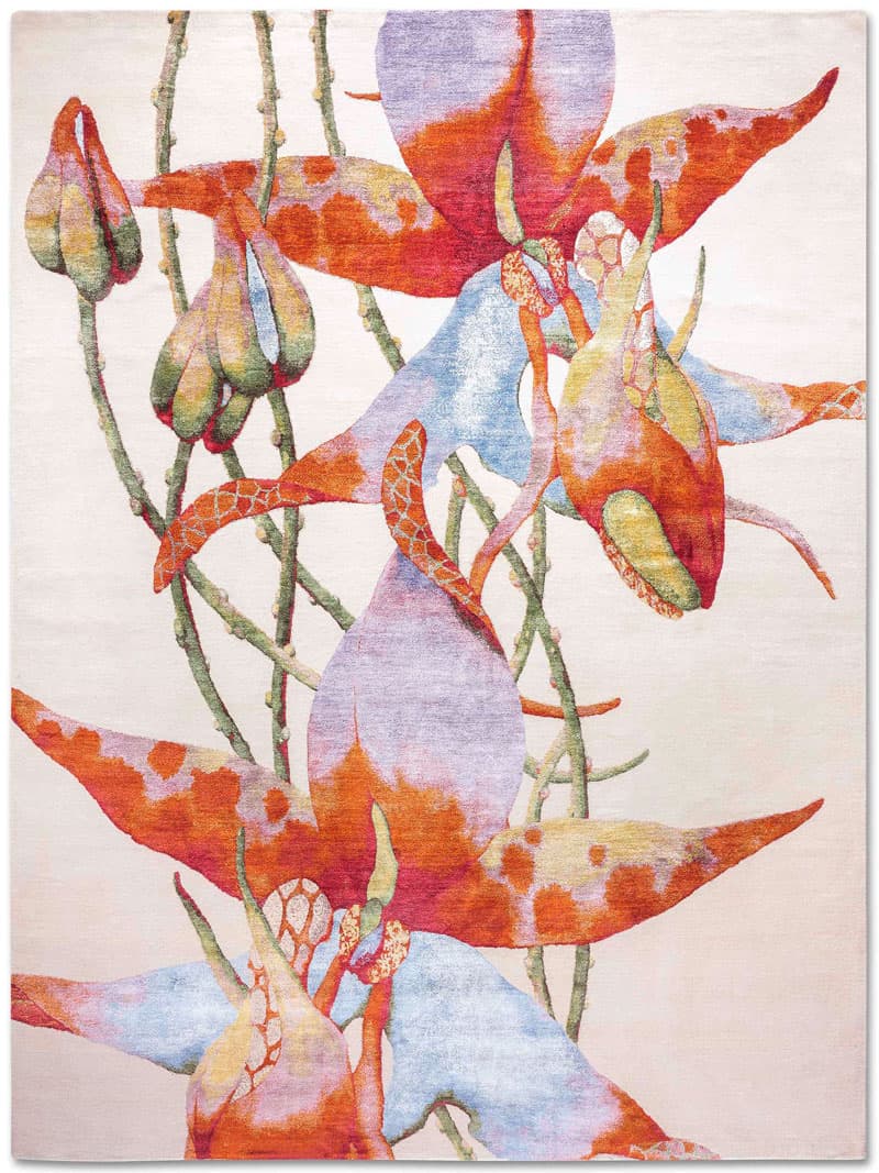 Orchid Hand-Knotted Rug