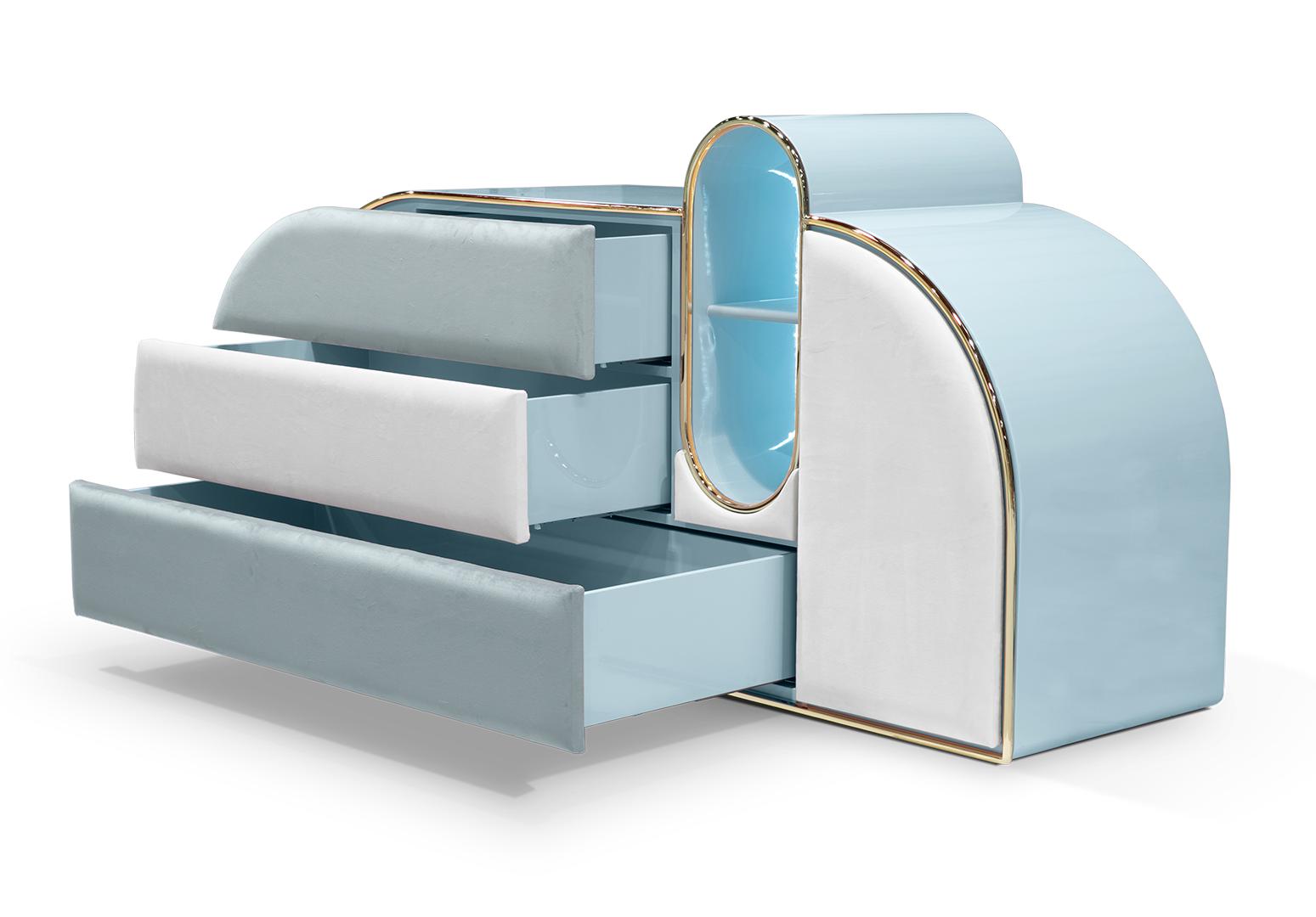 Candy Coated Triple Chest of Drawers