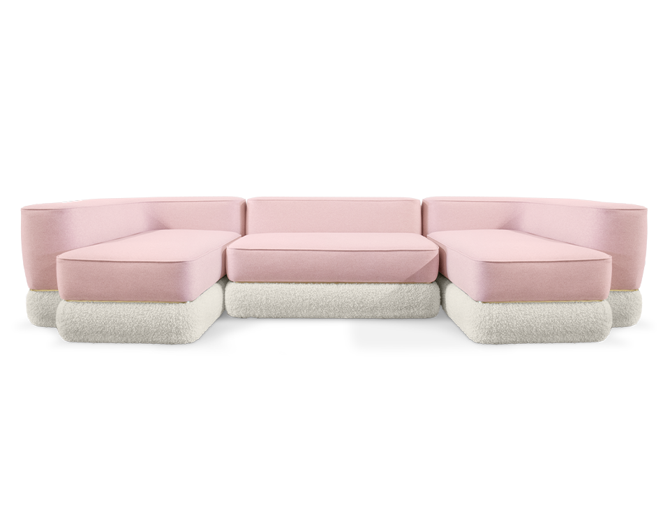 Keaton Pink Sofa