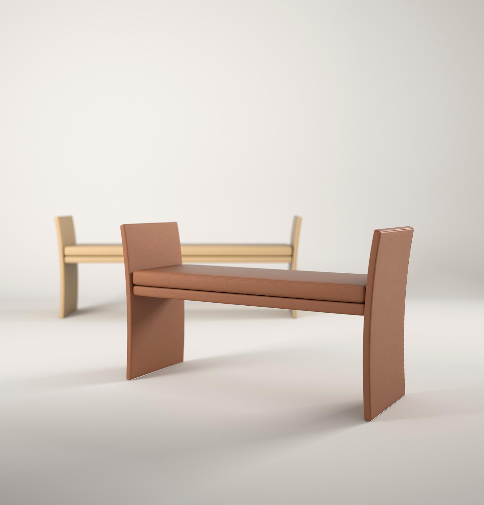Anita Sculptural Bench