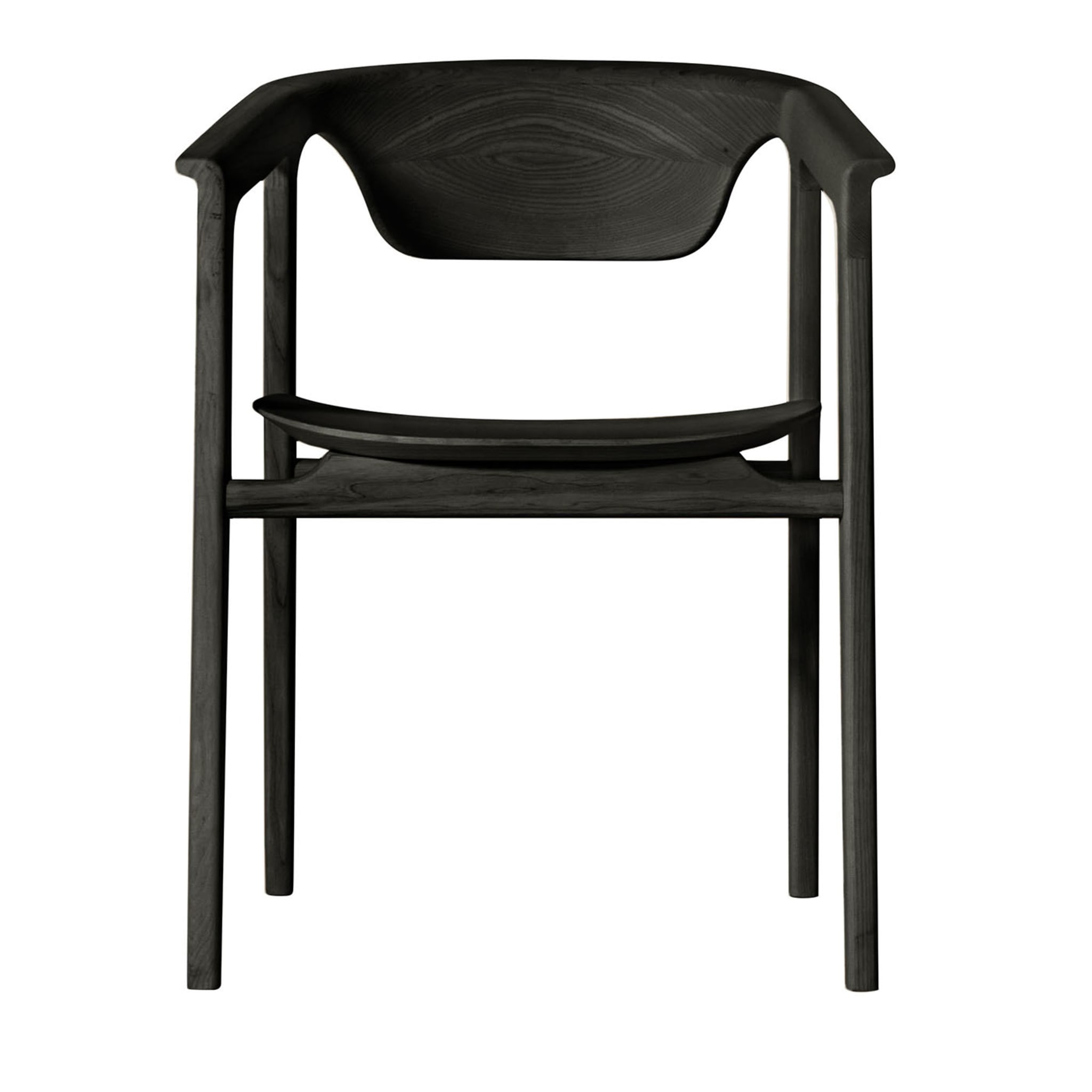 Duna Luxurious Black Ash Chair Handcrafted in Italy