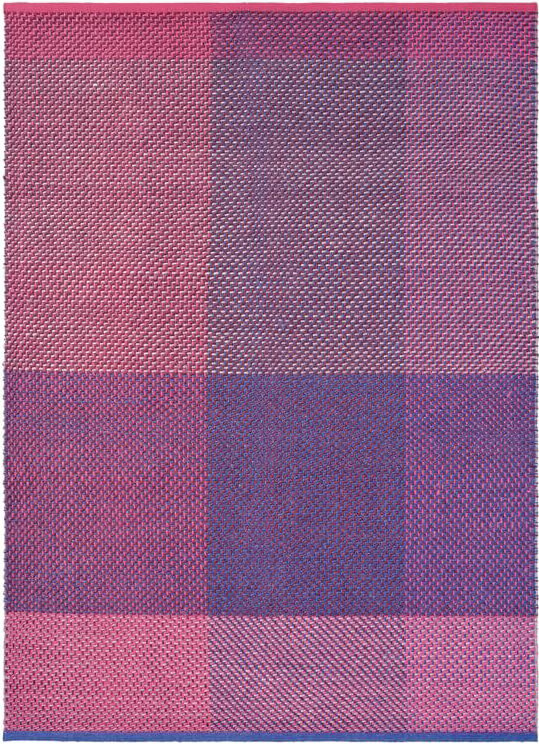 Check Burgundy 56400 Rug | Size: 170 x 240 cm