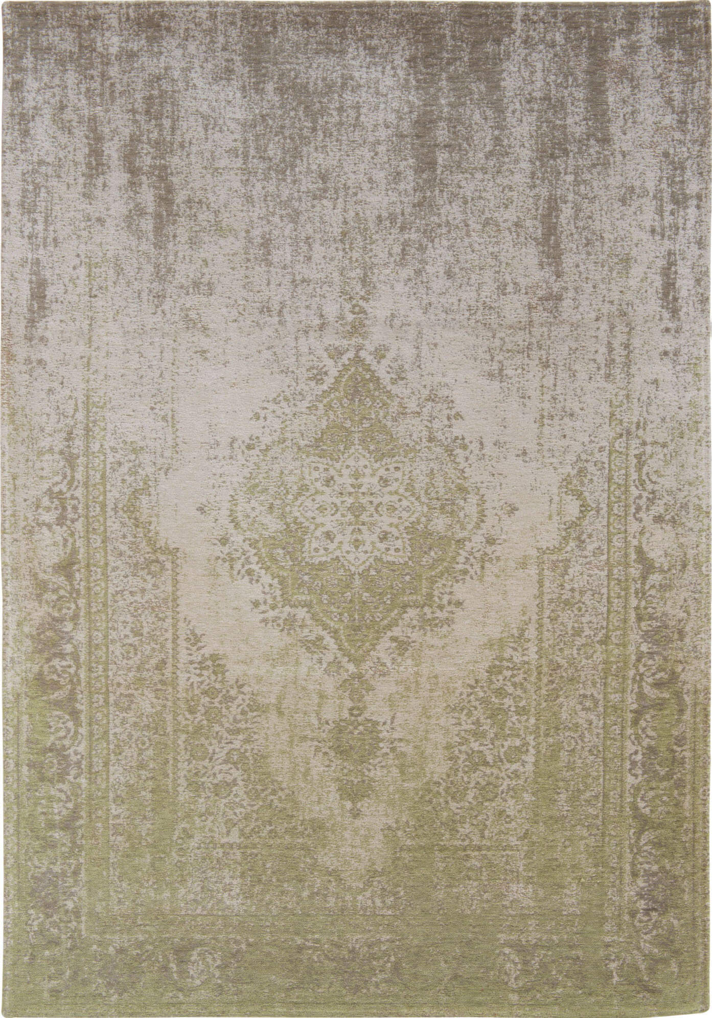 Persian Vintage Style Rug Pearl Cream ☞ Size: 280 x 360 cm