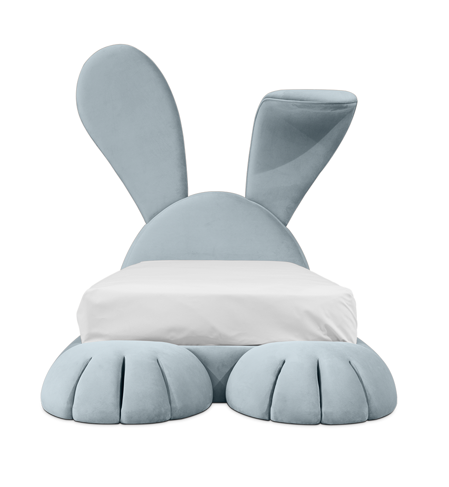 Cozy Rabbit Blue Bed