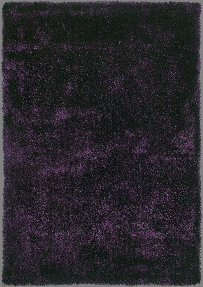 Luxury Black Purple Rug | Size: 160 x 240 cm