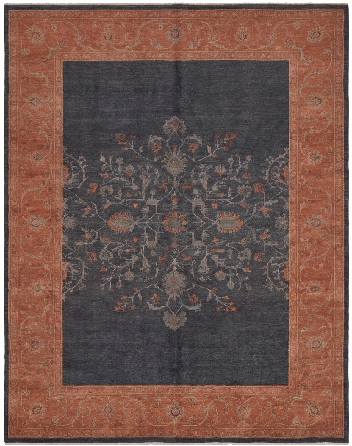 Obsidian Frame Rug