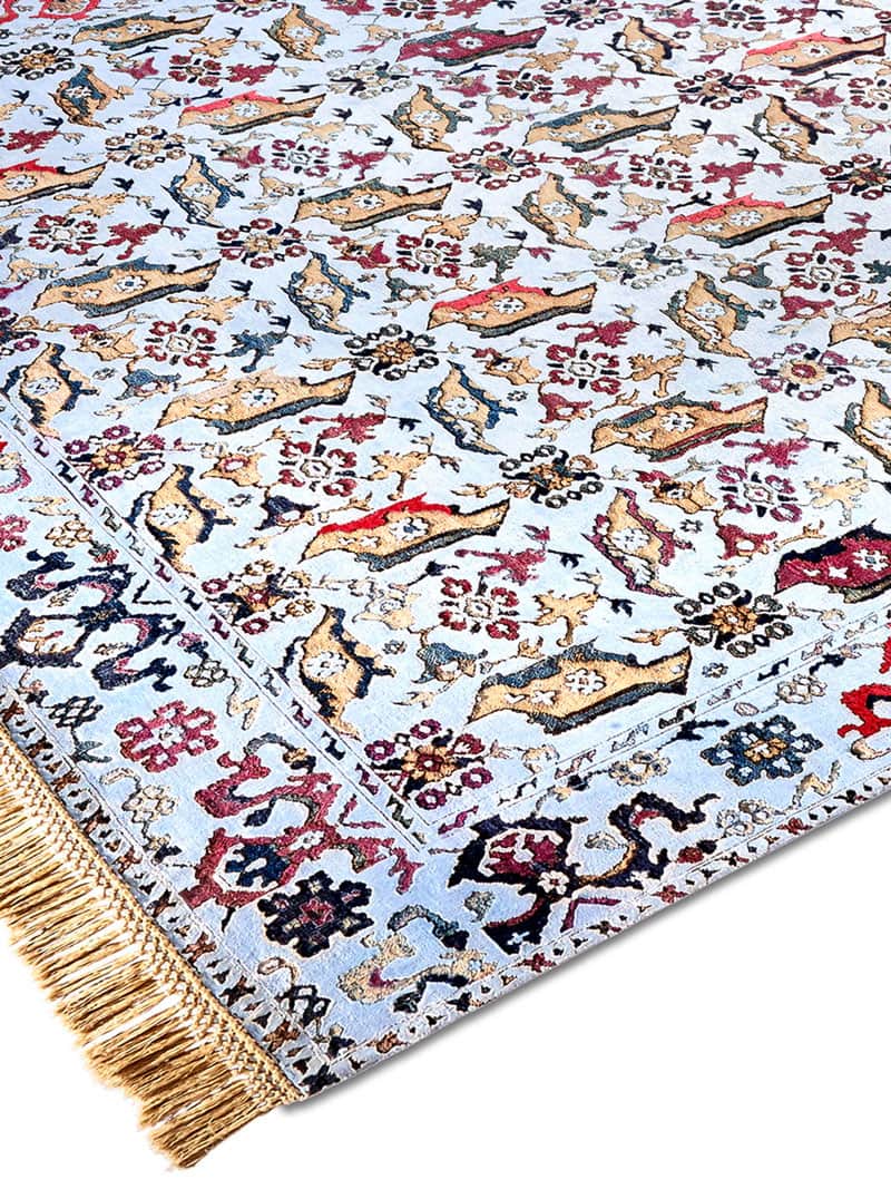 Bird Ushak Luxury Hand-Knotted Rug