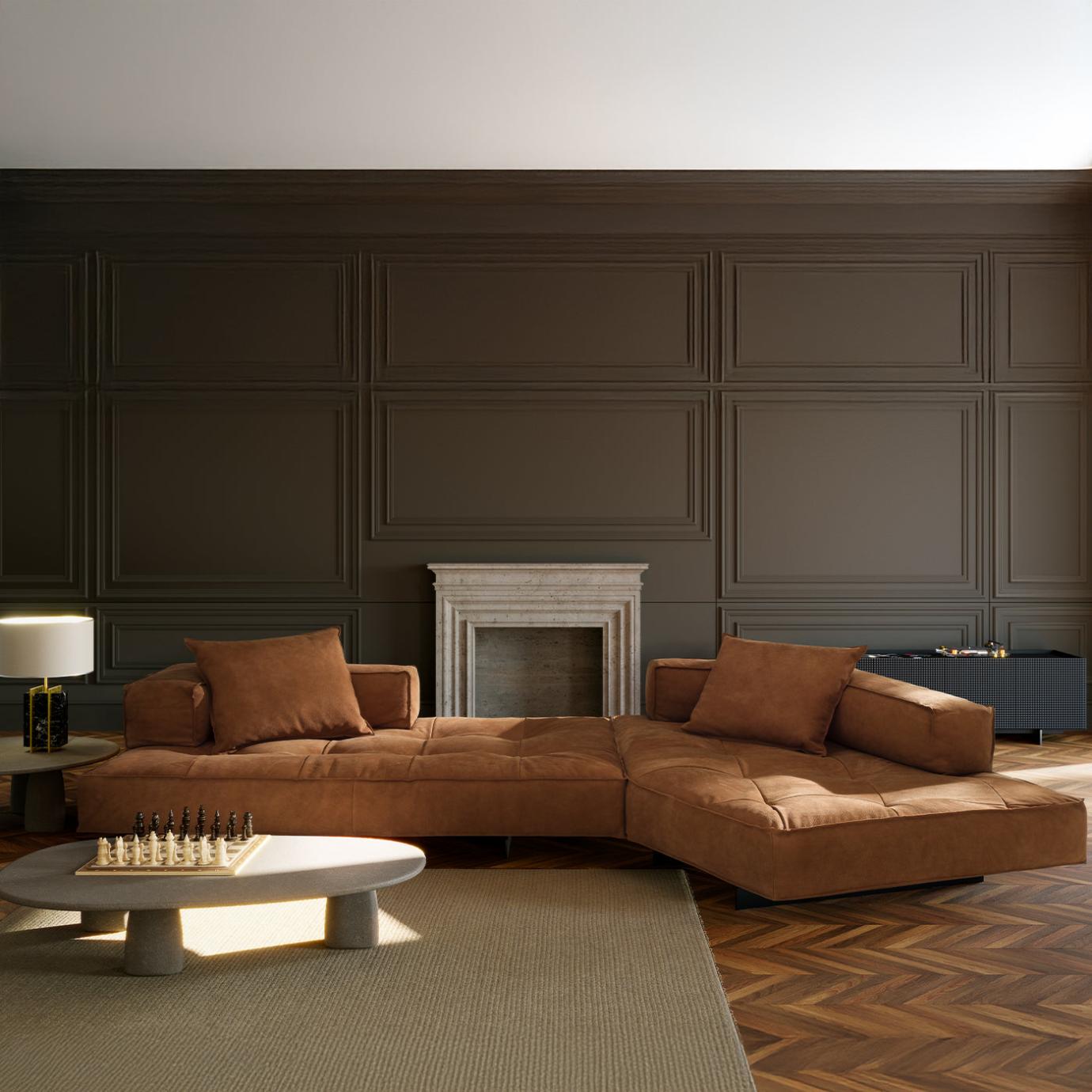 Nubuk Leather Sofa