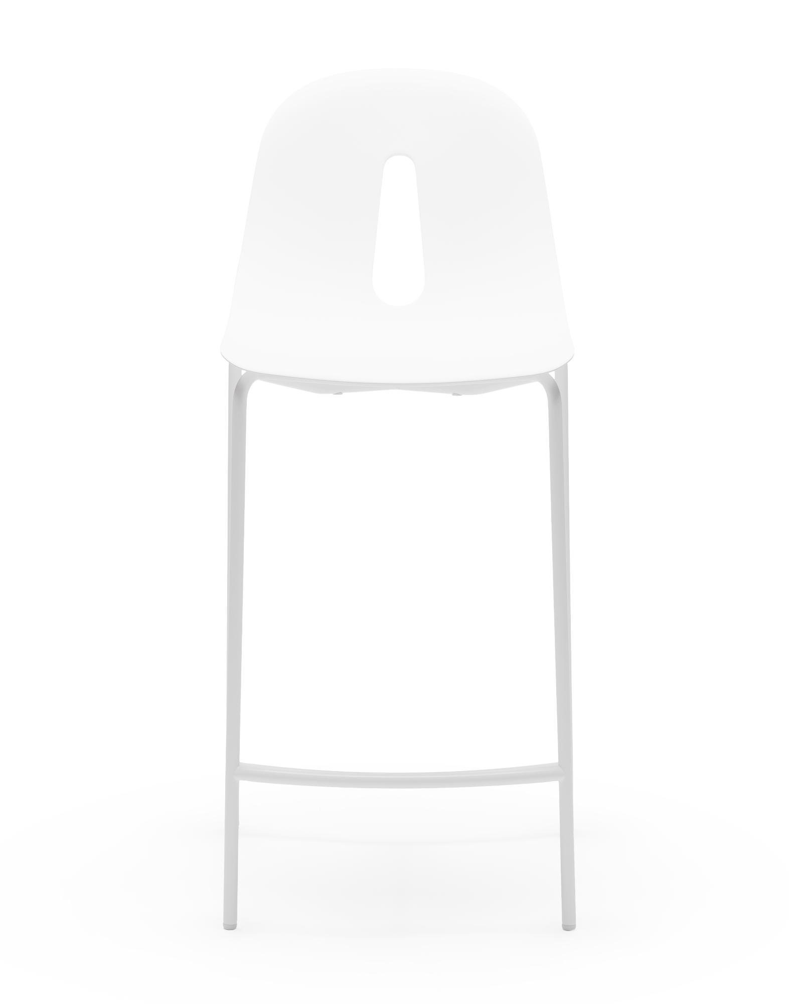 Gotham White Bar Stool
