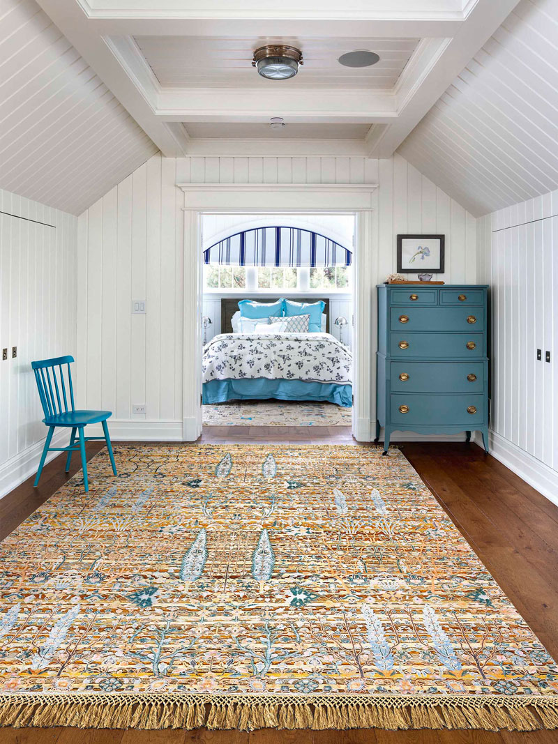 Pine Garden Gold Luxury Rug