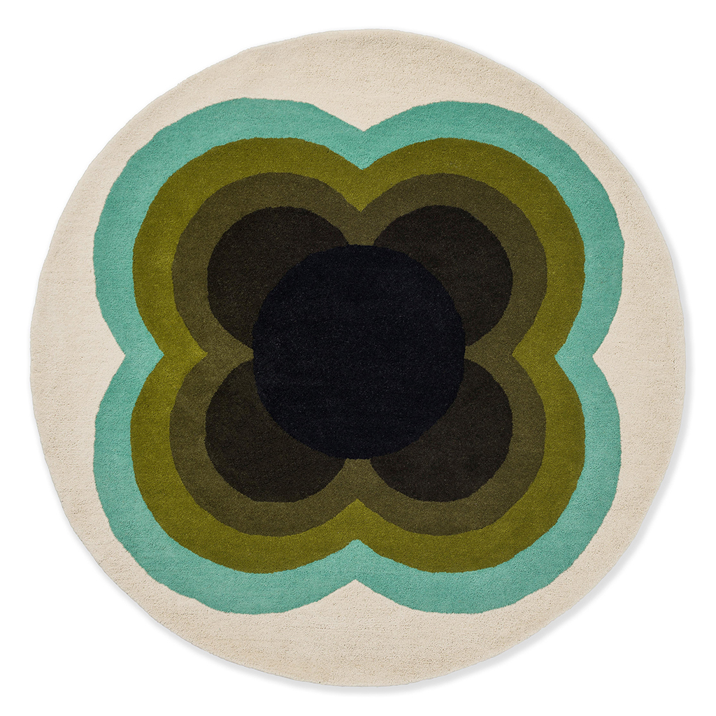 Sunflower Olive 060007 Designer Wool Rug