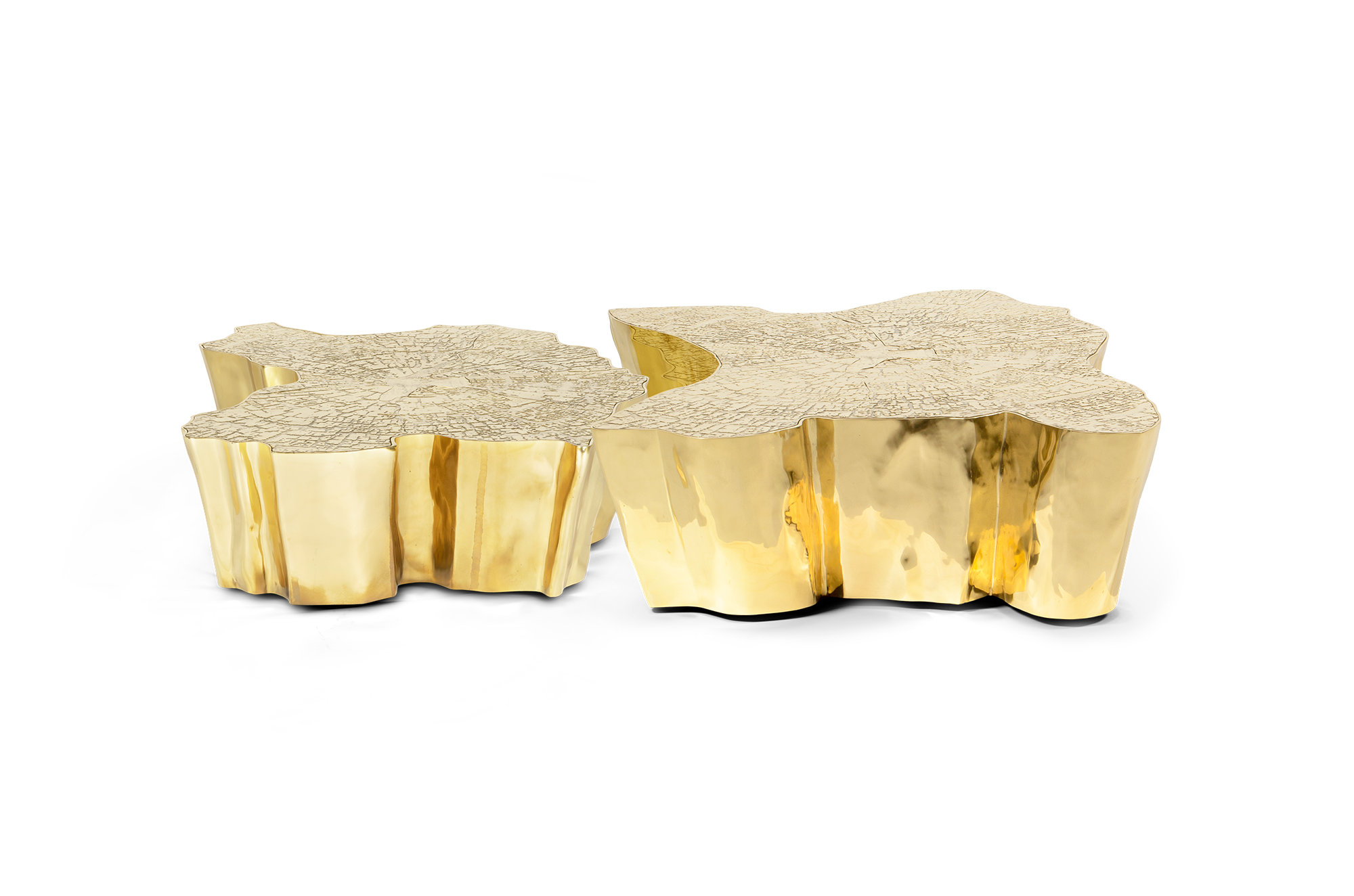 Paradise Gold Center Table | Dimensions: W 138 x D 95 x H 36 cm