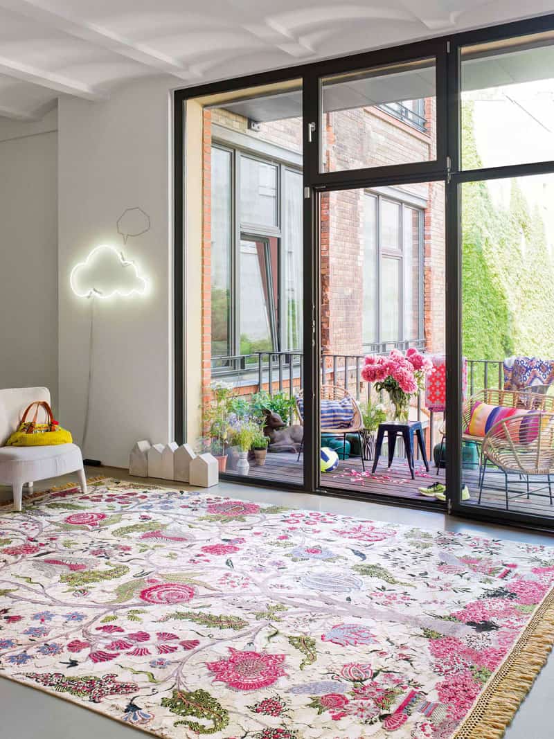 Colorful Handmade Luxury Rug