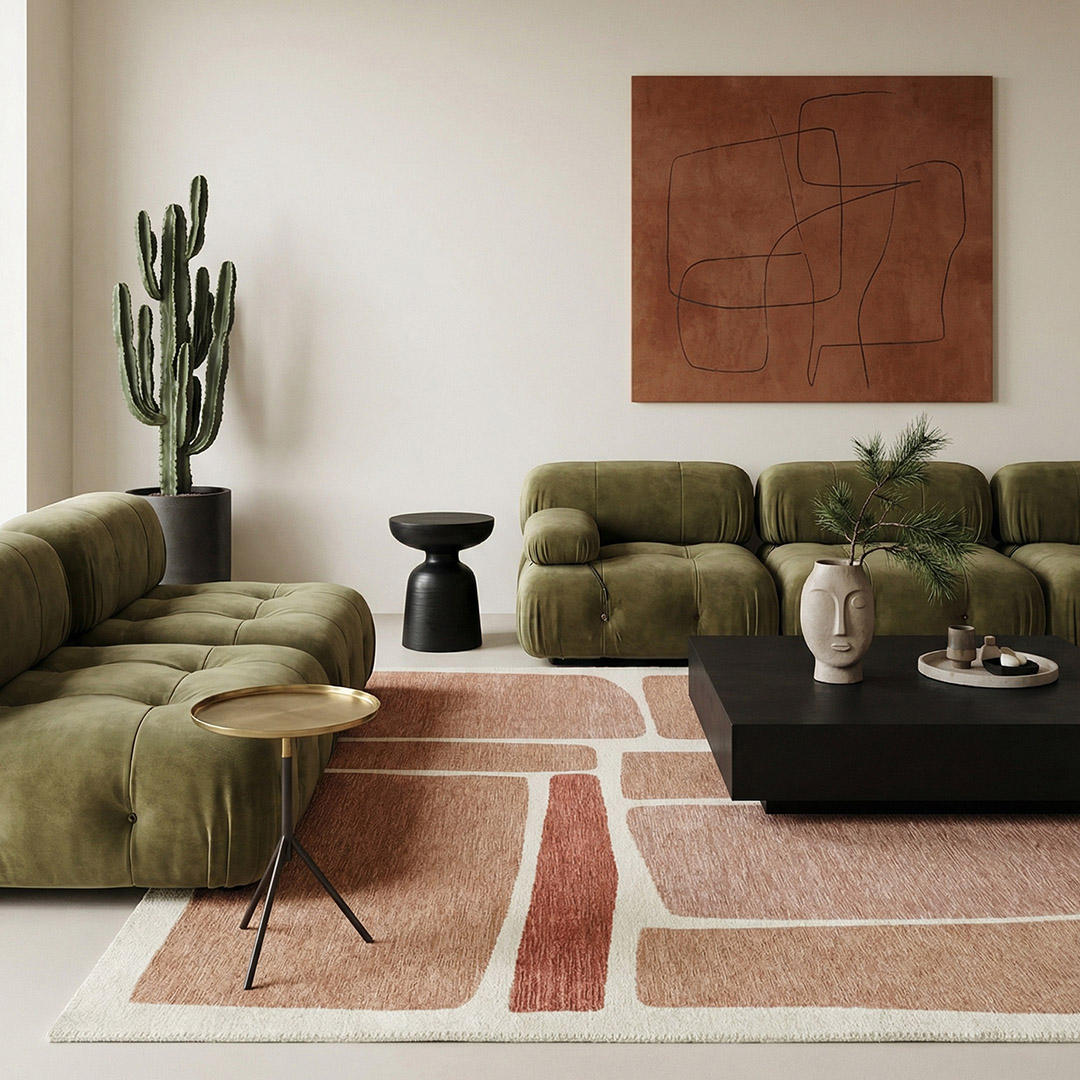 Chantilly Pietra Rust Rug