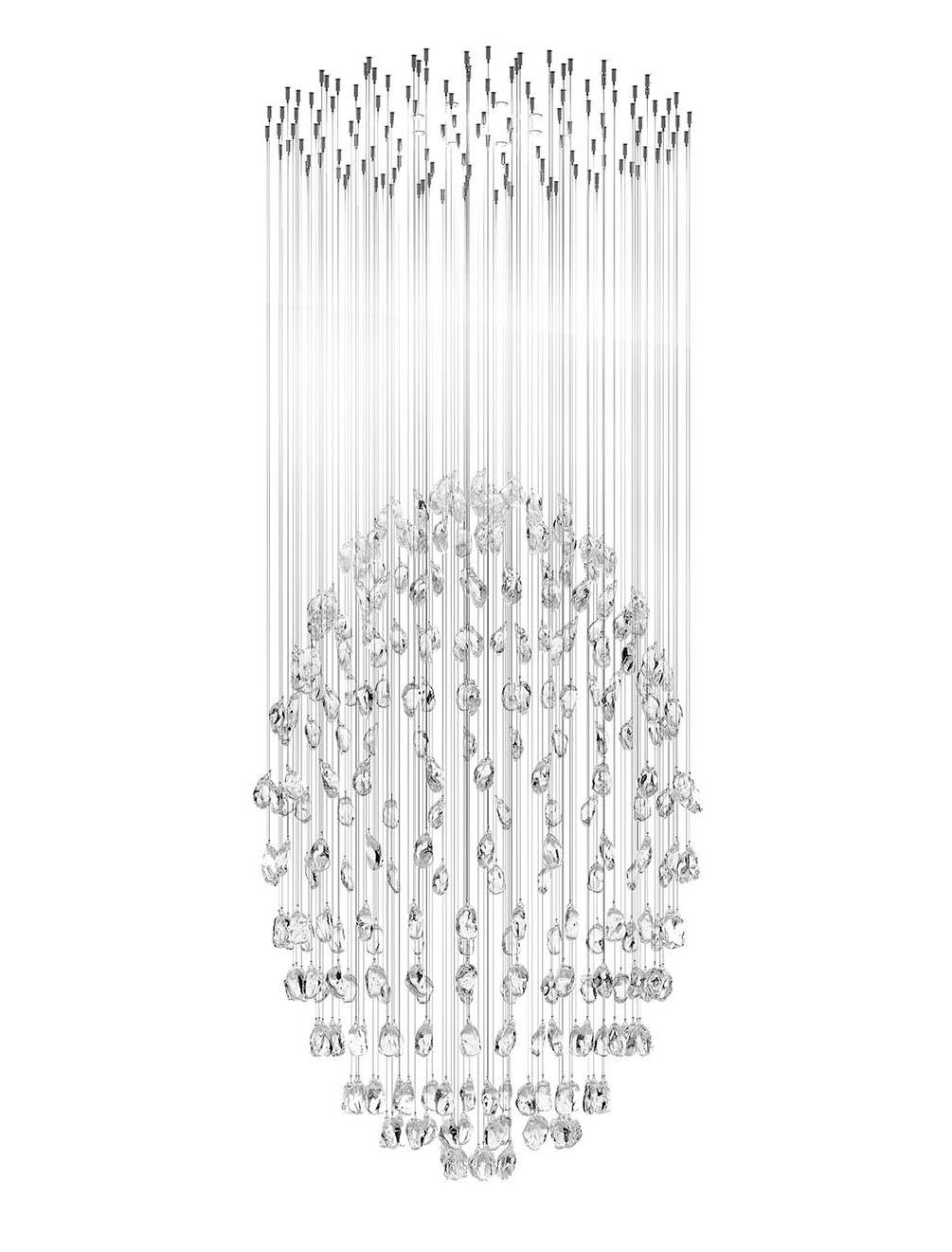 Crystal Egg Chandelier