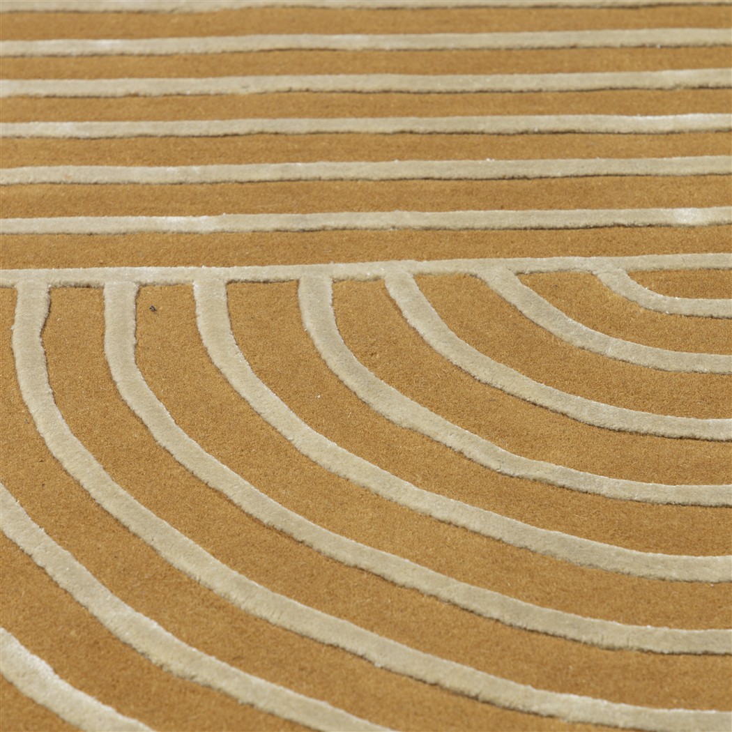 Stripes Gold Rug