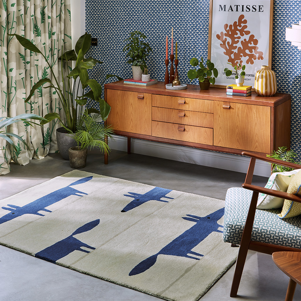 Mr. Fox Pebble / Denim 25328 Rug