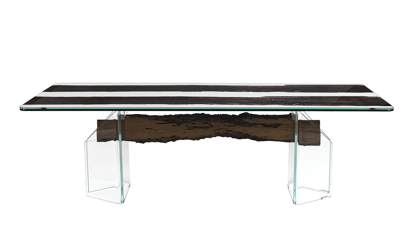 Venezia Dining Table in Black Finish