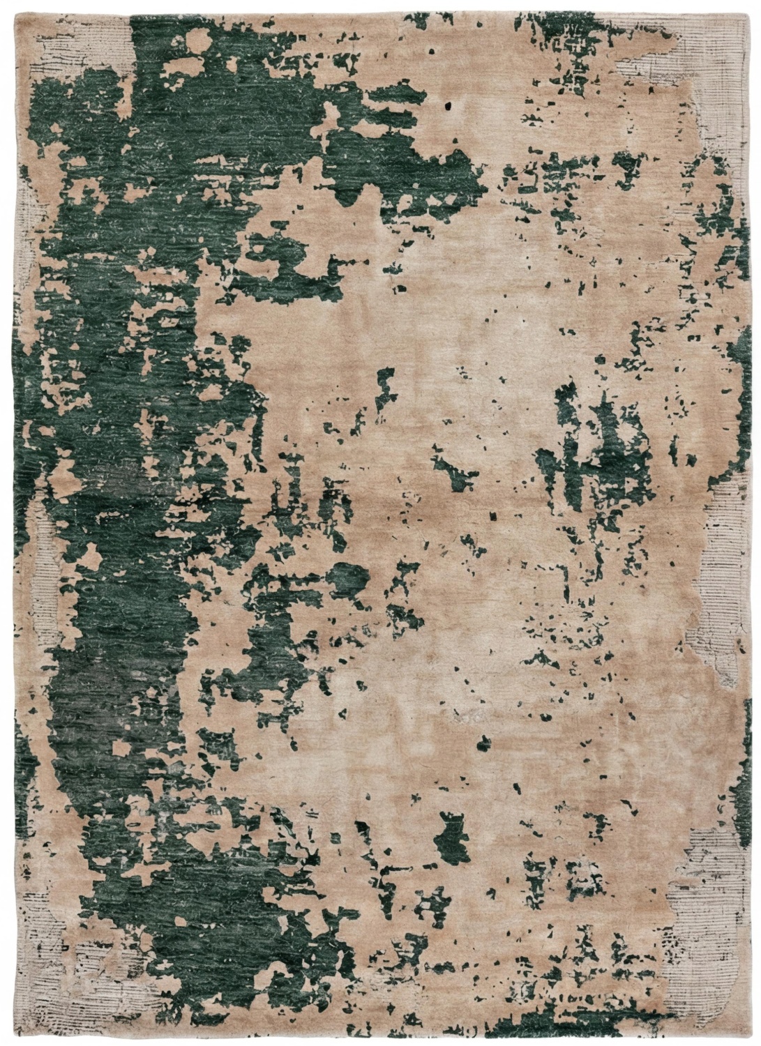 Moss Weathered Canvas Rug