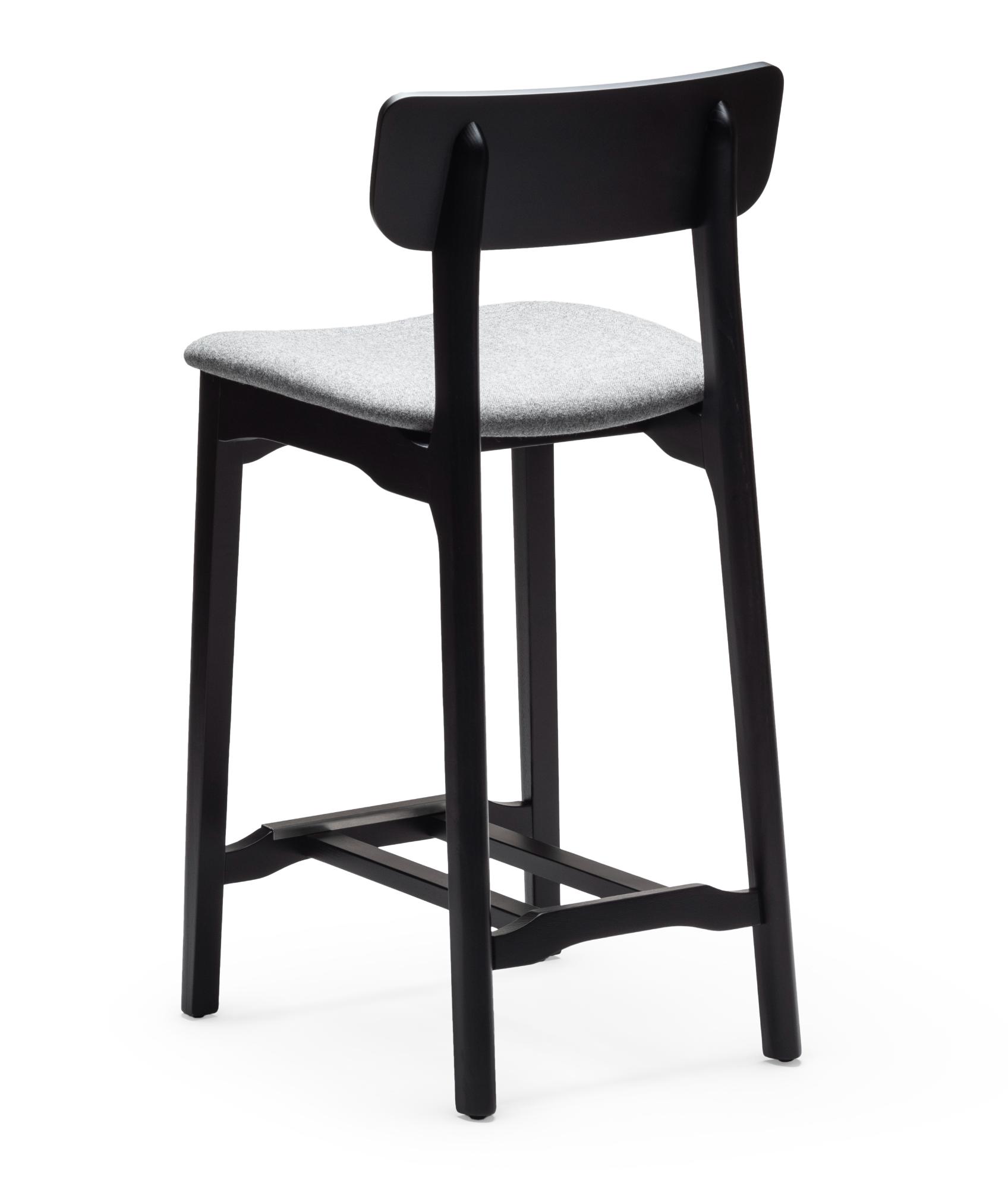 Cacao Wooden Bar Stool