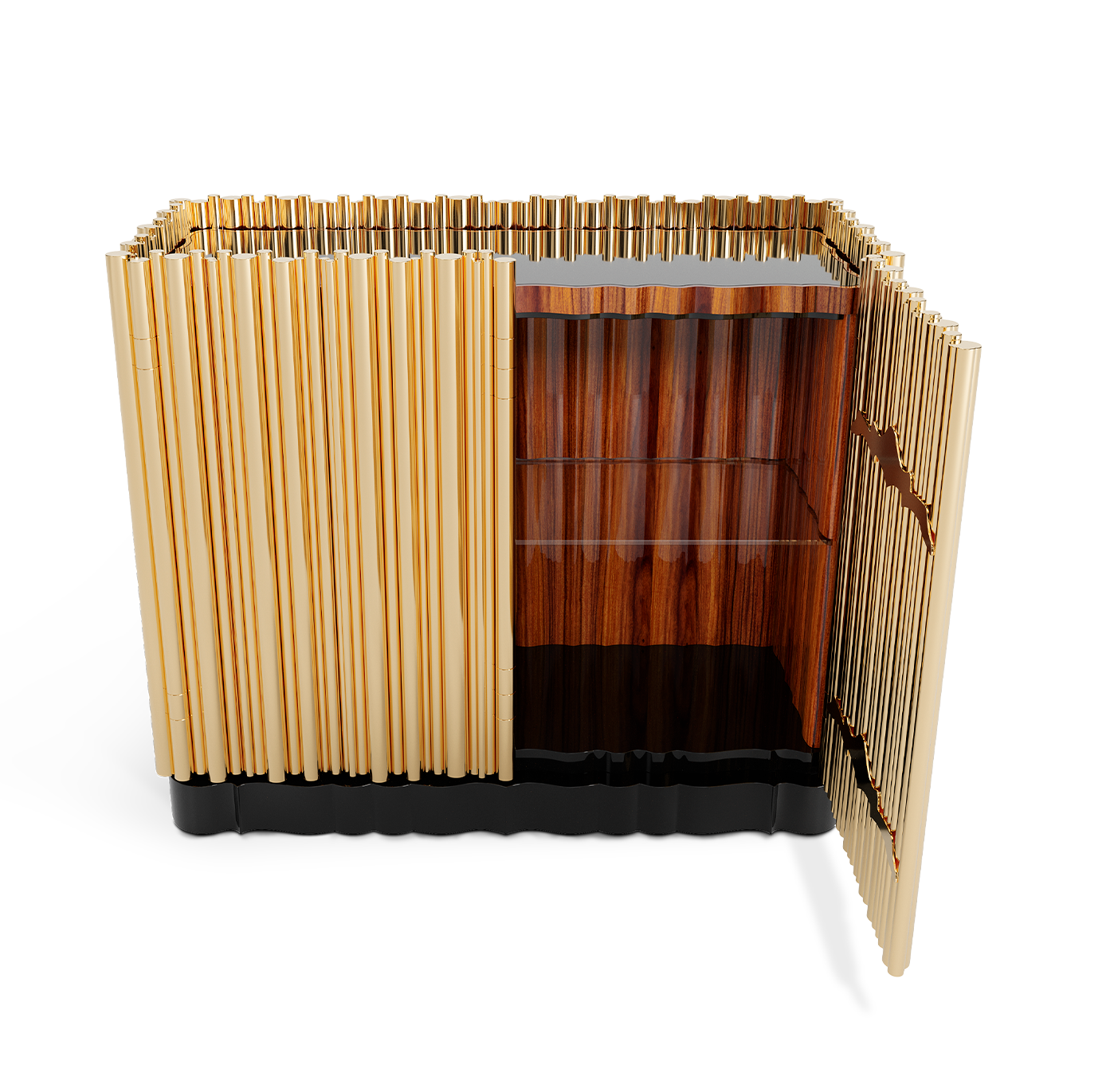 Harmony 2-Doors Gold Sideboard