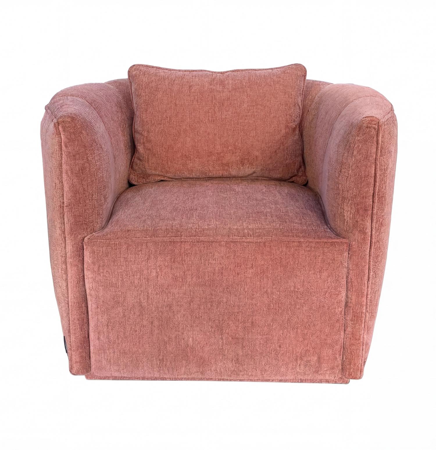 Gaia Compact Armchair in Blush