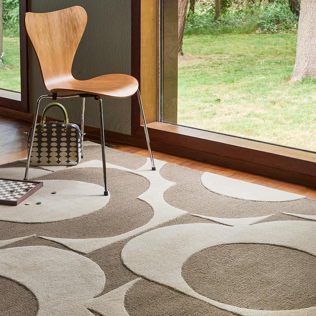 Prism Flower Mushroom/Ecru 158009 Rug | Size: 250 × 350 cm