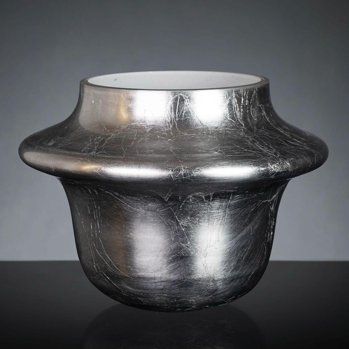Silver Leaf Decorative Bowl