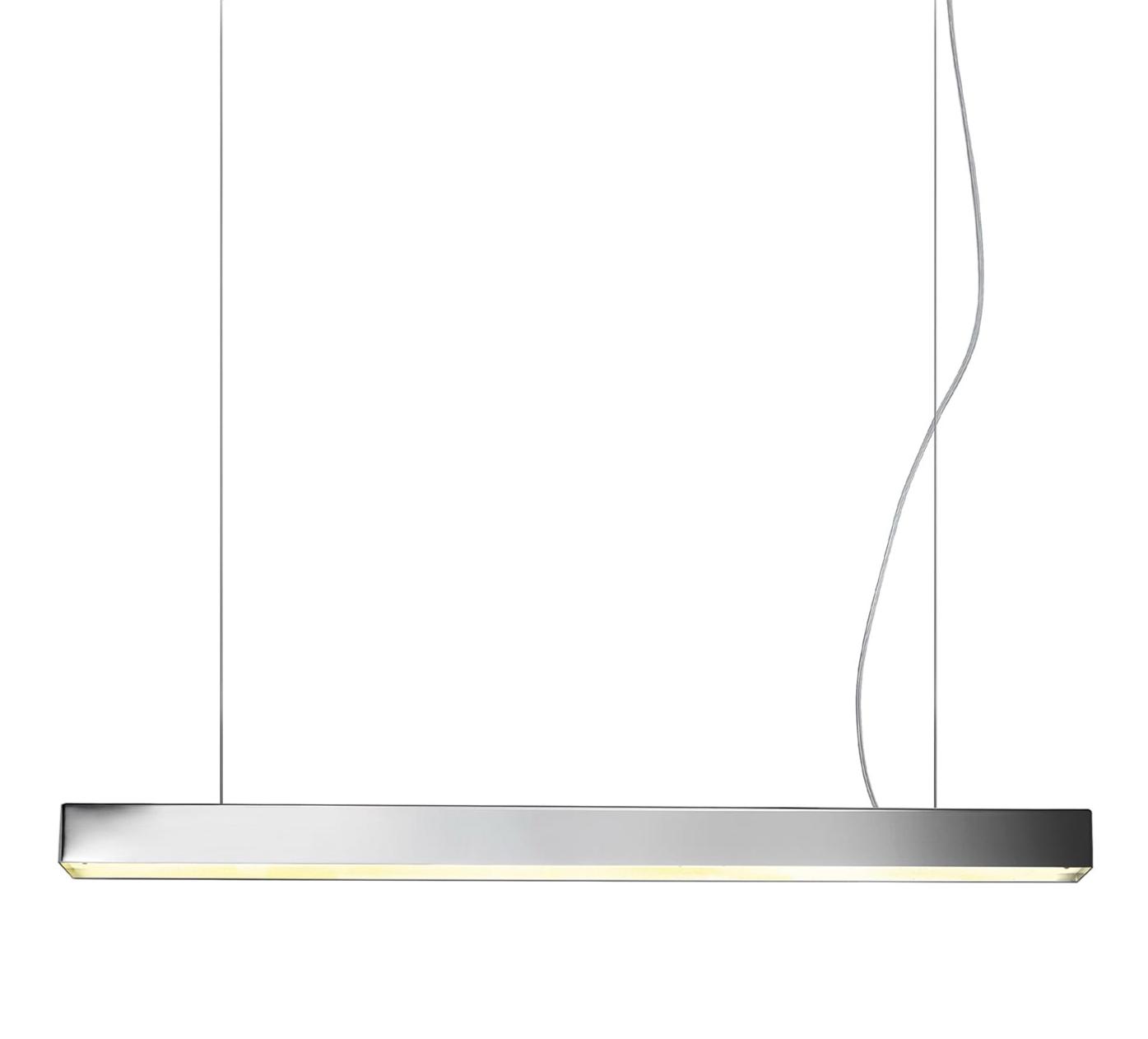 Polished Nickel LED Bar Pendant Light