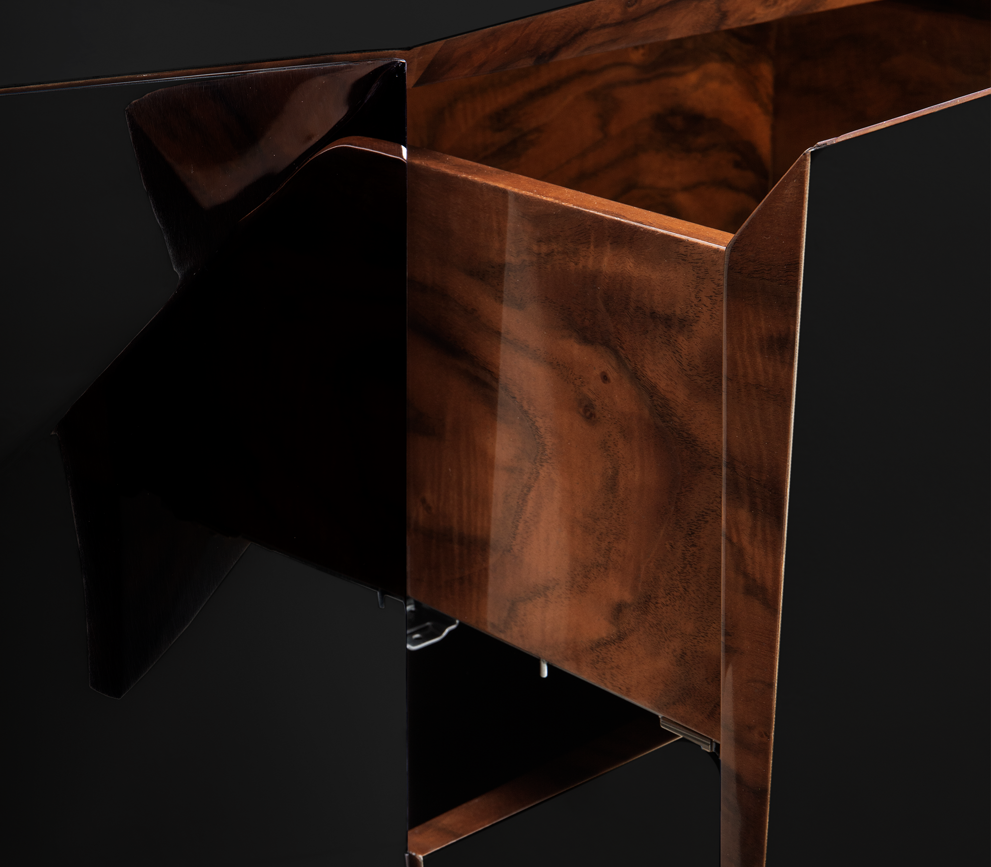 Prism 2 Black Designer Sideboard