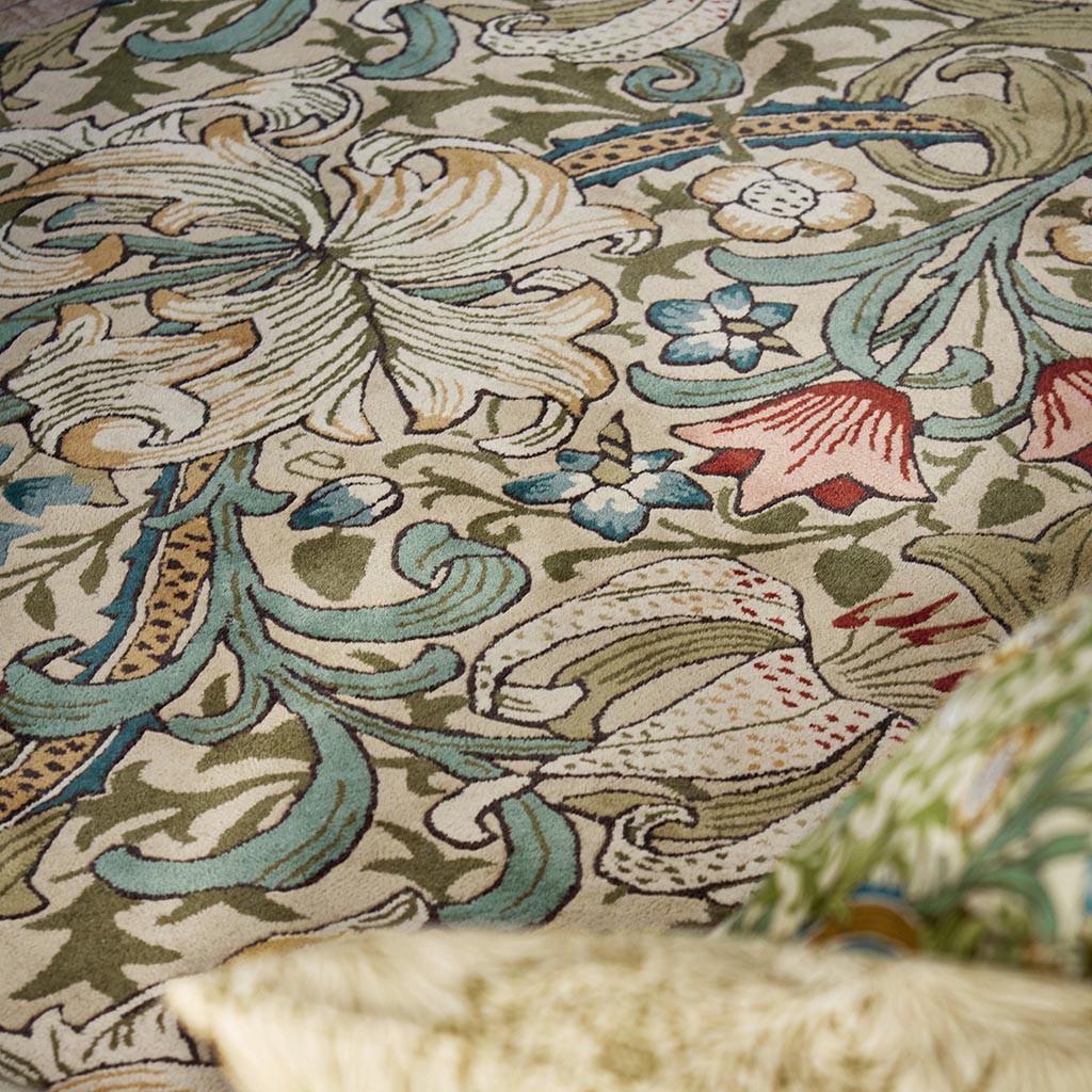 Golden Lily Green Red 130107 Rug | Size: 170 × 240 cm