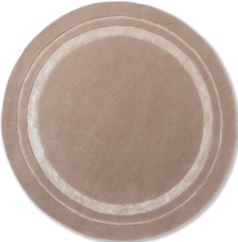 Redbrook-Hazelnut Round Rug ☞ Size: Ø 200 cm