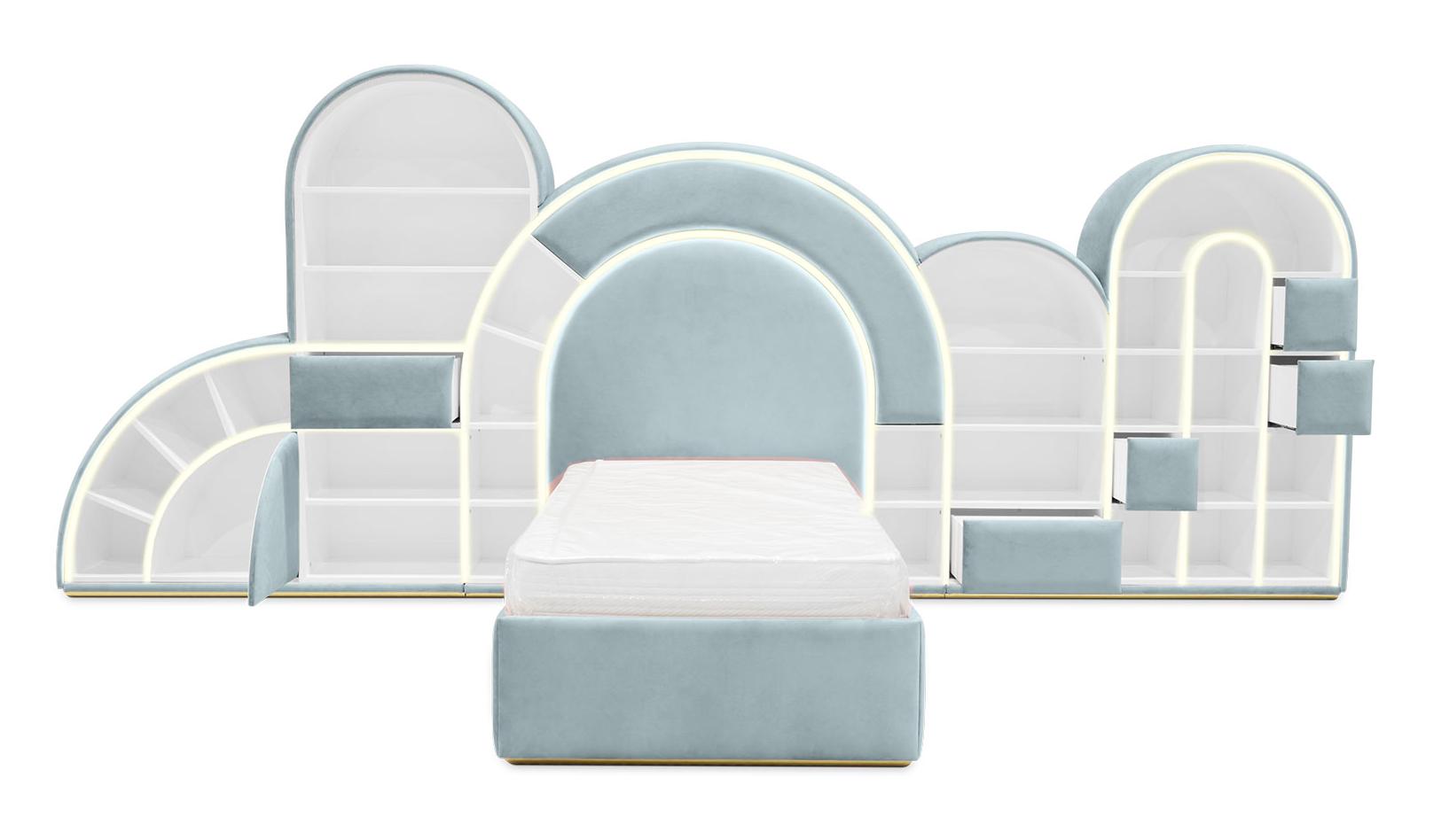 Candy Pop Bed Blue Bed