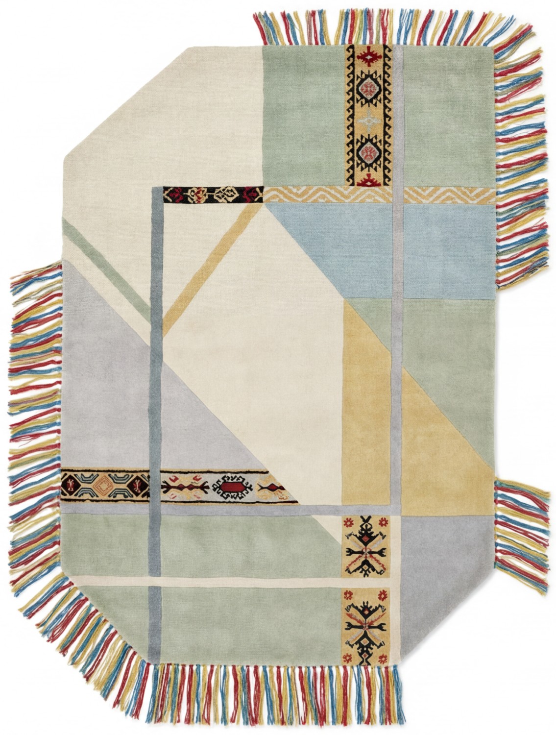 Radial Mosaic Rug