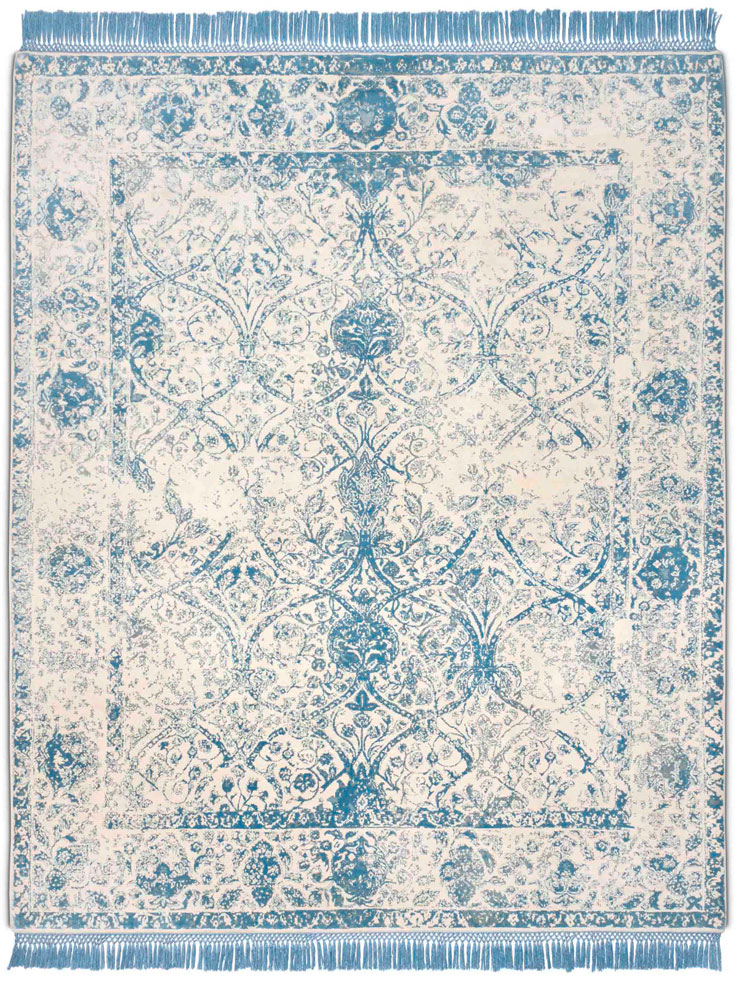 Light Blue Luxury Rug