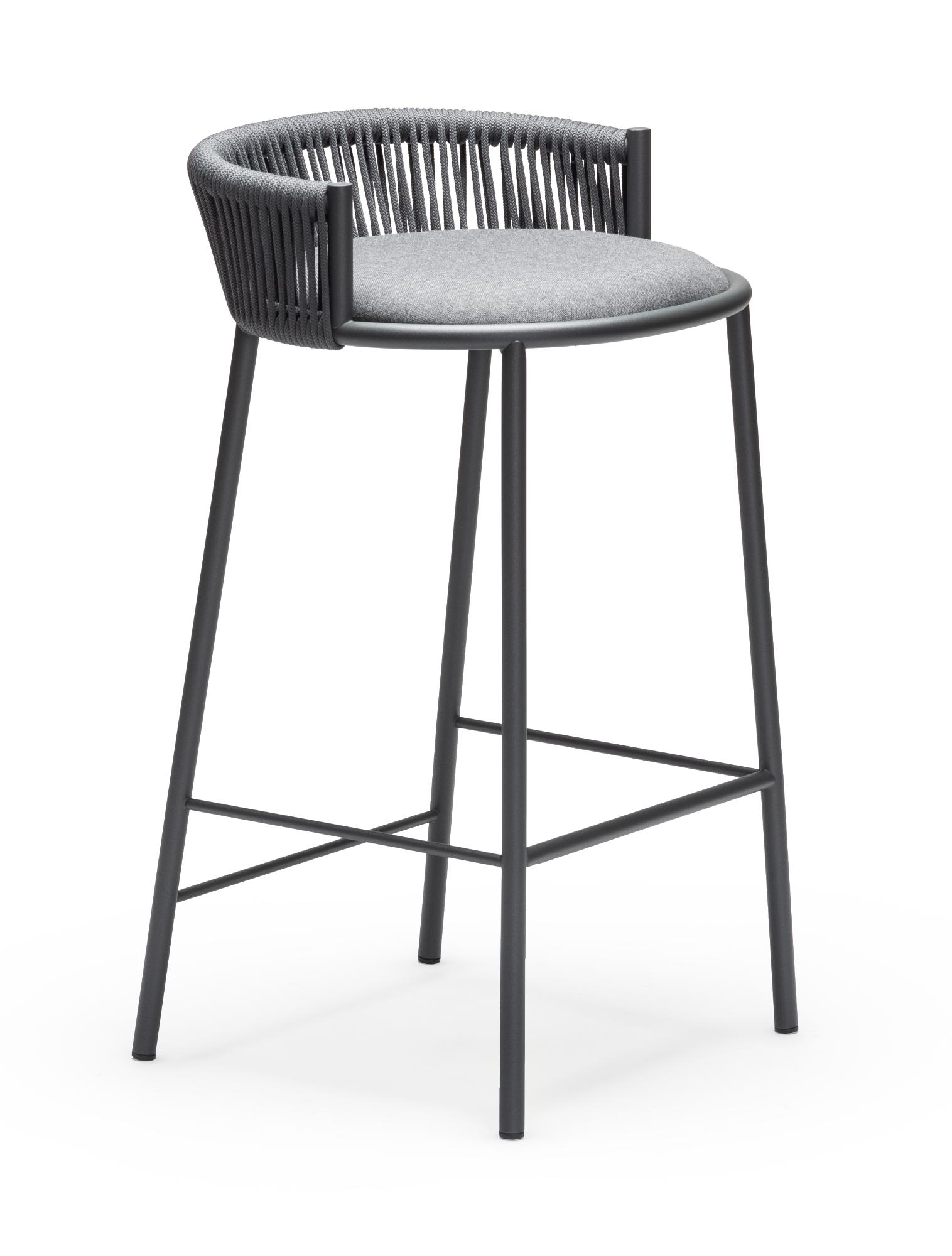 Millie Grey Outdoor Bar Stool