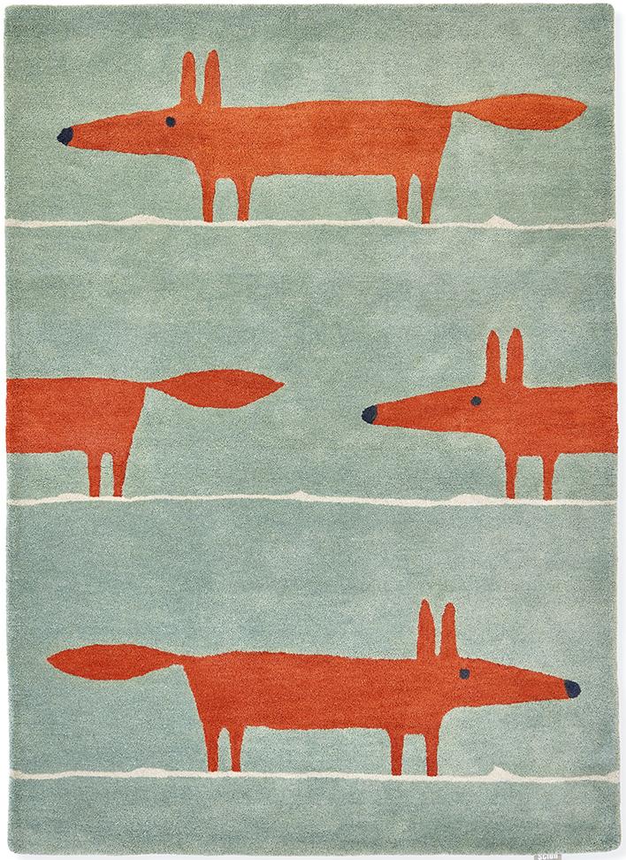 Mr. Fox Mint / Poppy 25313 Rug