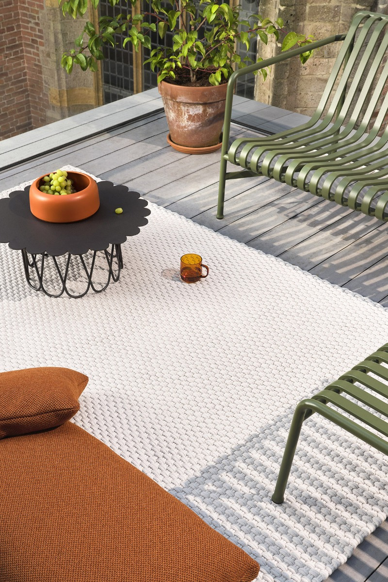 Lace White Sand Outdoor 497009 Rug ☞ Size: 160 x 230 cm