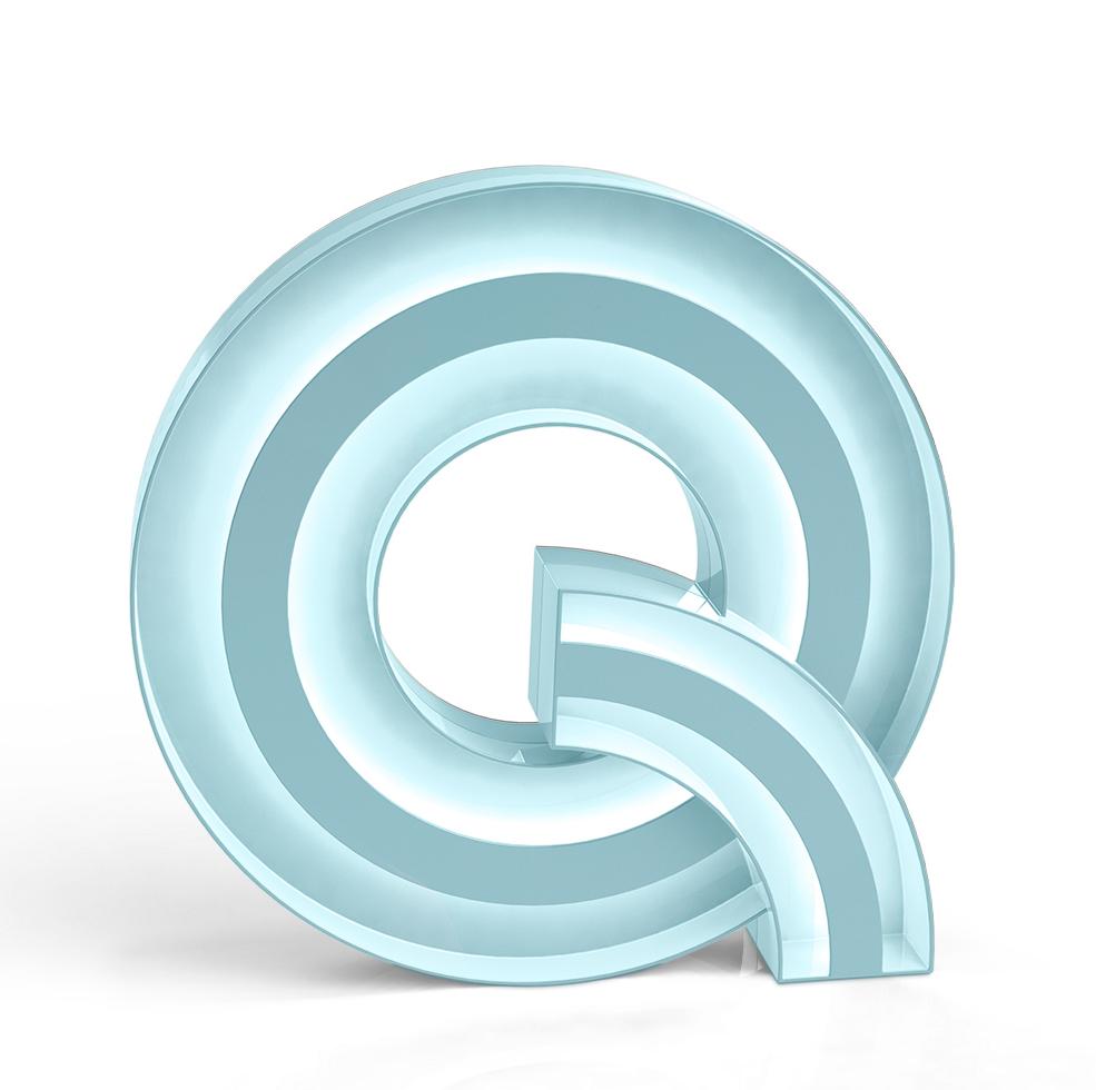 Illuminated Alphabet Q