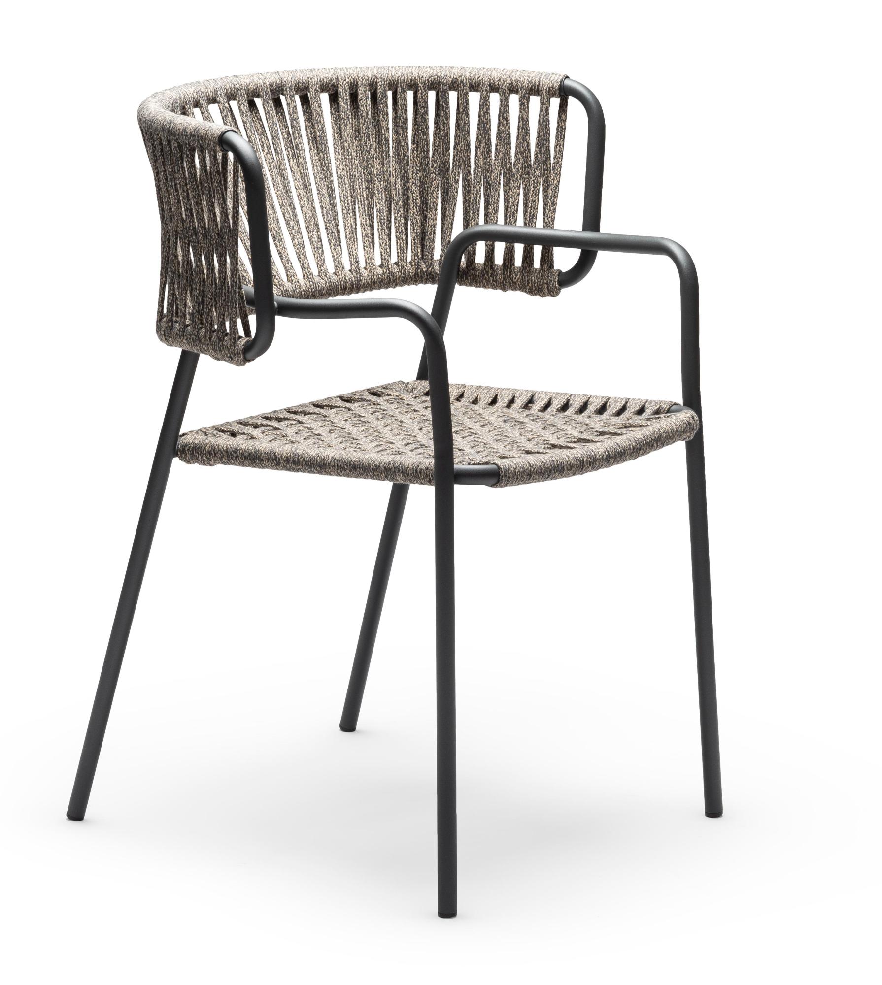 Klot Anthracite Beige Outdoor Chair