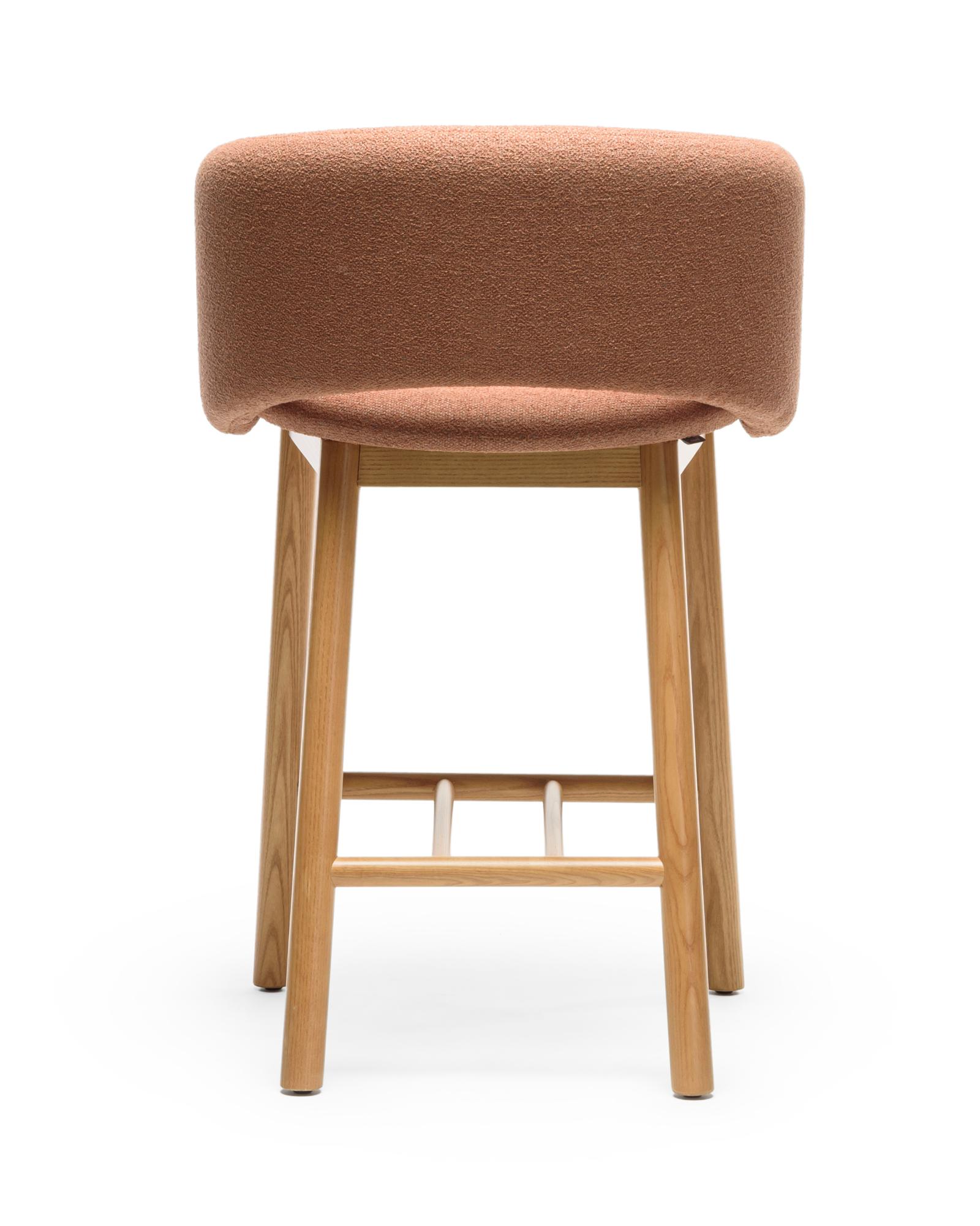 Bel Pink Terracotta Bar Stool
