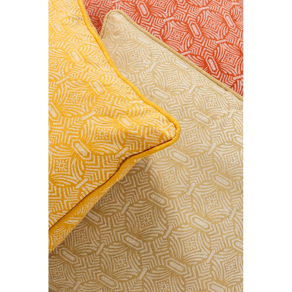 Pali Ochre 50 × 50 Cushion
