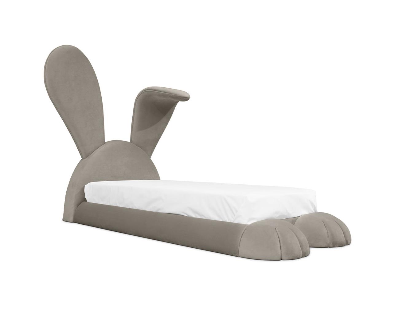 Cozy Rabbit Grey Bed