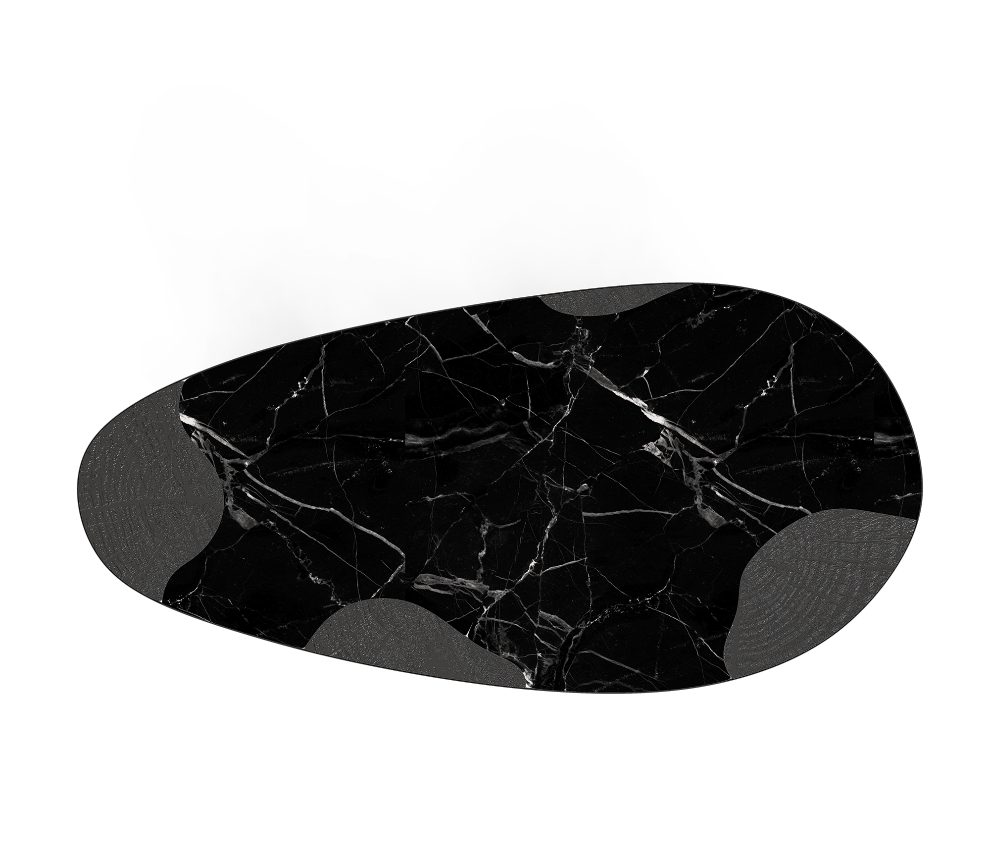 Athena Nero Marble & Onyx Table