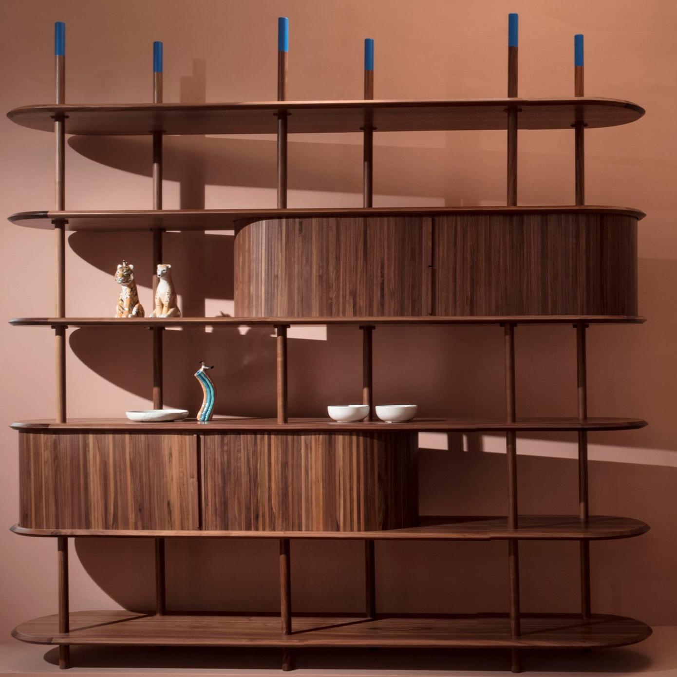 Canaletto Walnut Modular Bookcase