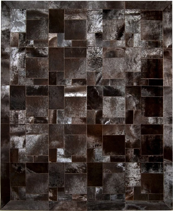 Puzzle col.1 Cowhide Rug