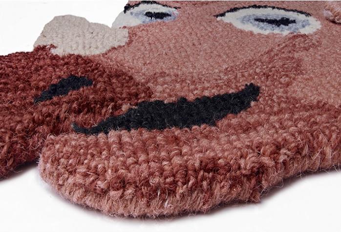 Animals Dino 2 Rust Rug 80 х 120 cm