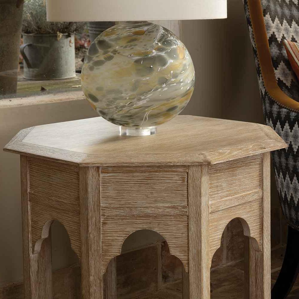 Tanjina Side Table Venetian White Oak