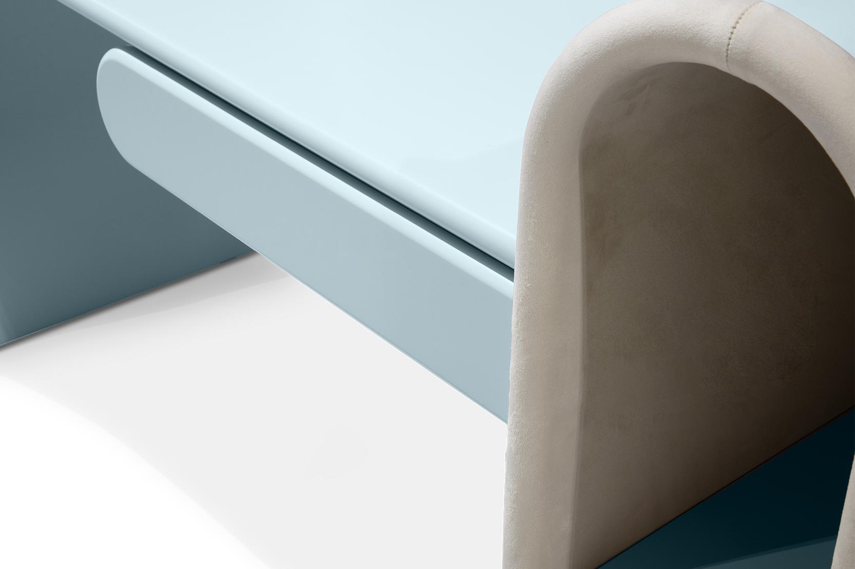 Candy Pop Blue Vanity Table