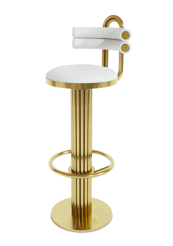 Kyra Crescent Bar Stool
